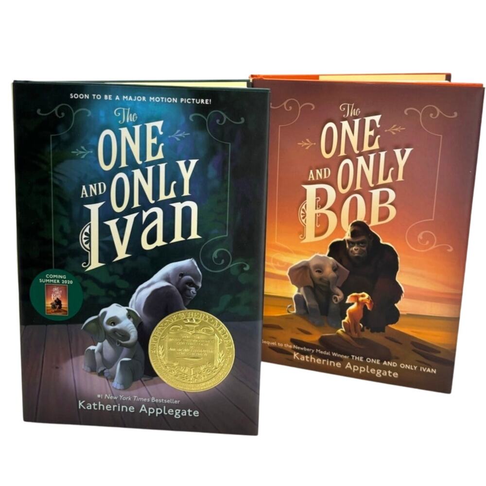 Ivan and Friends Book Set, The One and Only Ivan & Bob, Katherine Applegate, HC